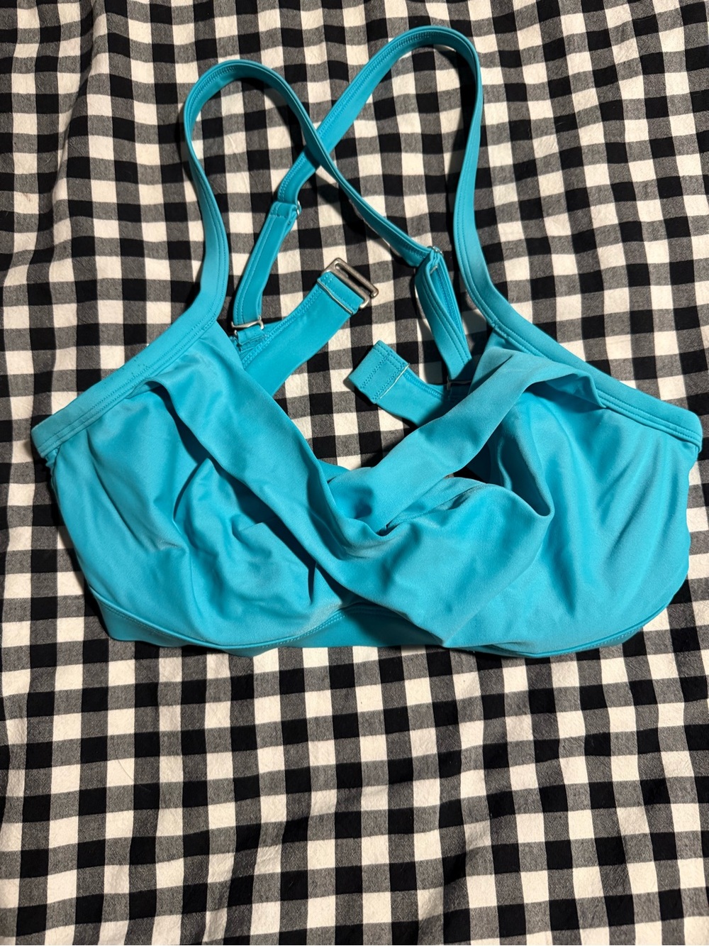 Athleta Turquoise Swim Bikini Top